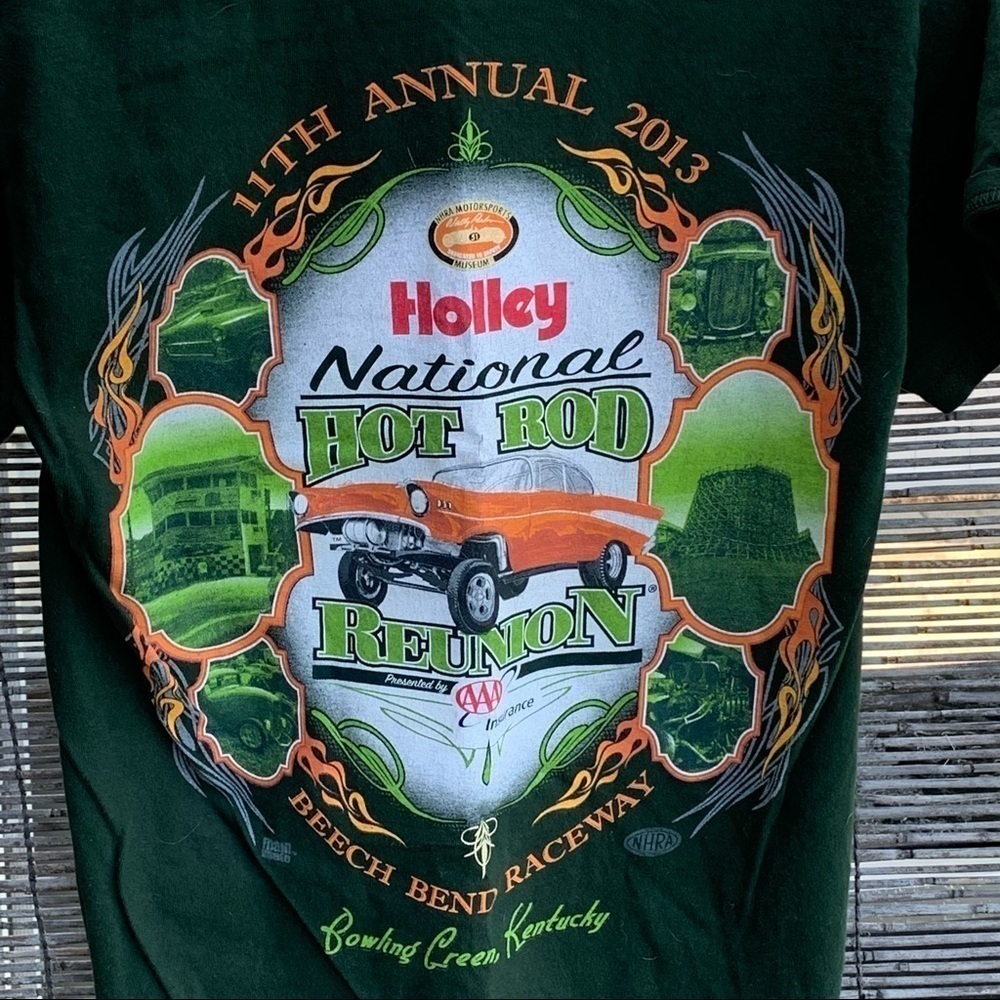 2013 Holley National Hot Rod Reunion Beech Bend Raceway Tee Shirt Adult Small - Picture 5 of 5